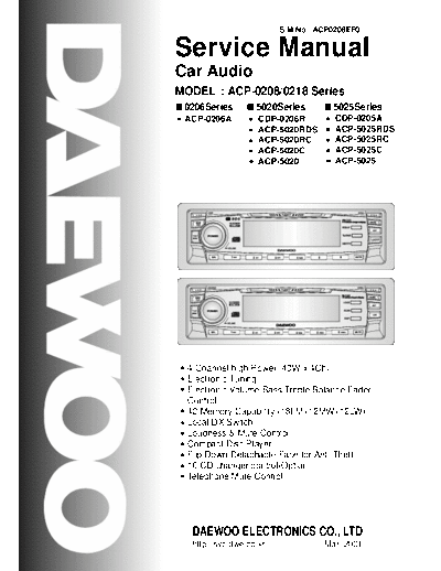 ACP-0208 & 0218