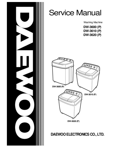 DW-3600 & 3610 & 3620P
