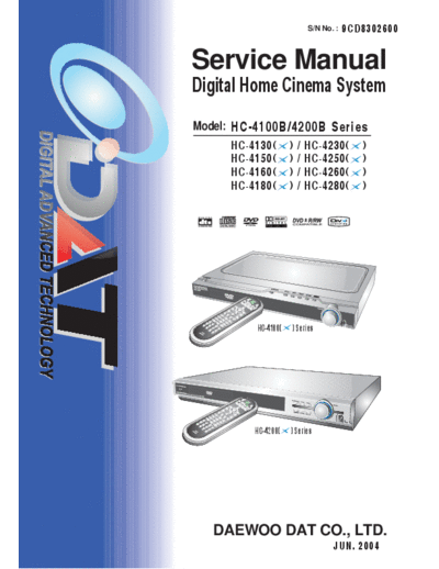 HC-4100B & 4200B