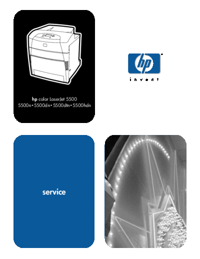 HP Color LaserJet 5500 Service Manual