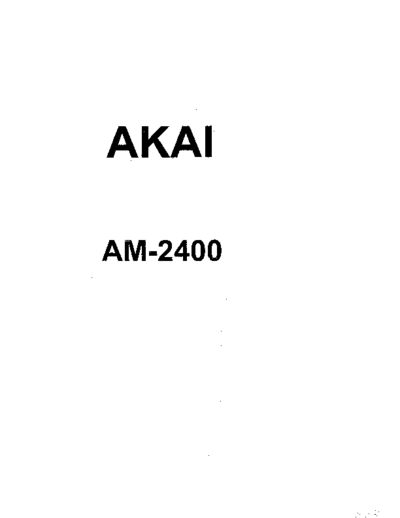 AM-2400 Ver 2
