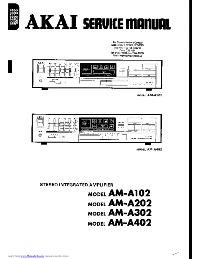 AM-A102 & A202 & A302 & A402