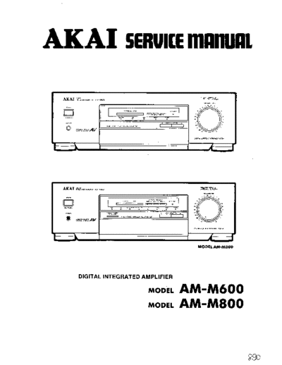 AM-M600 & M800