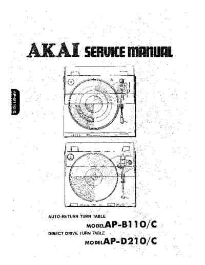 AP-B110 & D210