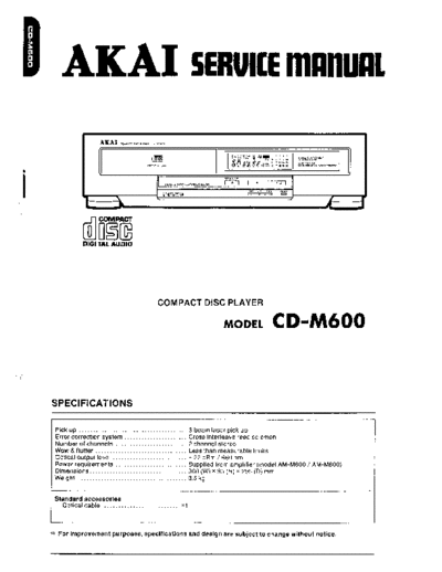 CD-M600