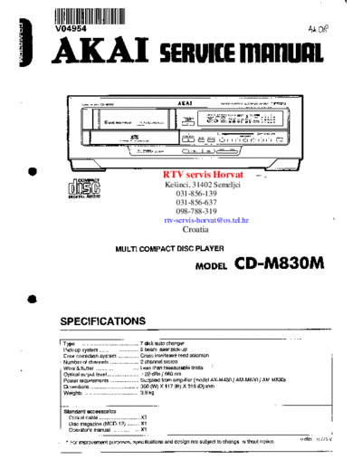 CD-M830M