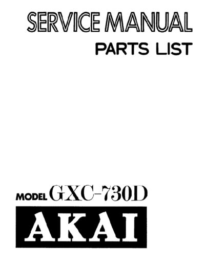 GXC-730D