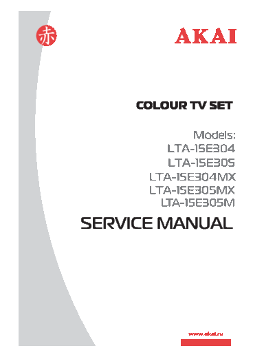 LTA-15E304 & LTA-15E304MX & LTA-15E305 & LTA-15E305M & LTA-15E305MX Ver 1