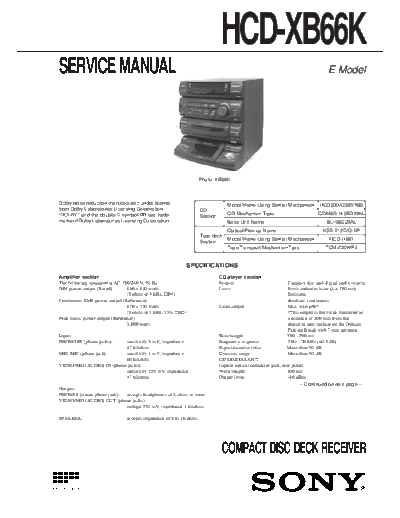HCD-XB66K