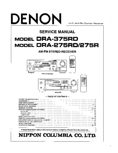 Схема 375RD & DRA-275R