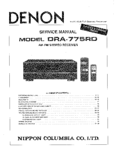 Схема DRA-775RD