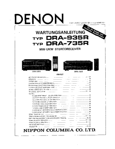 Схема DRA-935R & DRA-735R