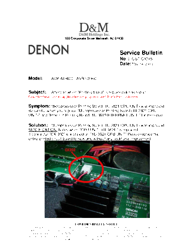 Service Bulletin OST-C1315