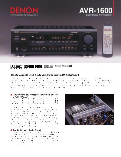 Описание AVR-1600