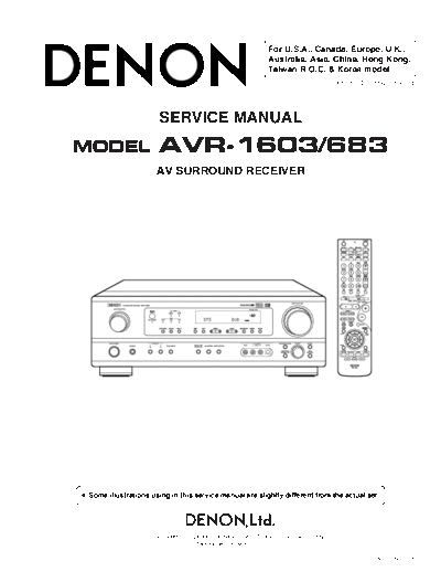 Схема AVR-1603 & 683