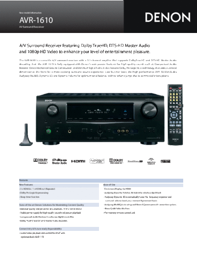 Описание AVR-1610