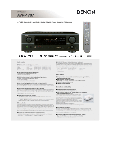 Описание AVR-1707