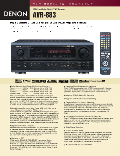 Описание AVR-883