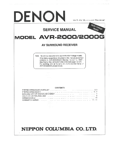 Схема AVR-2000
