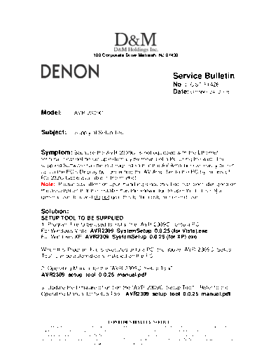Service Bulletin OST-F1428