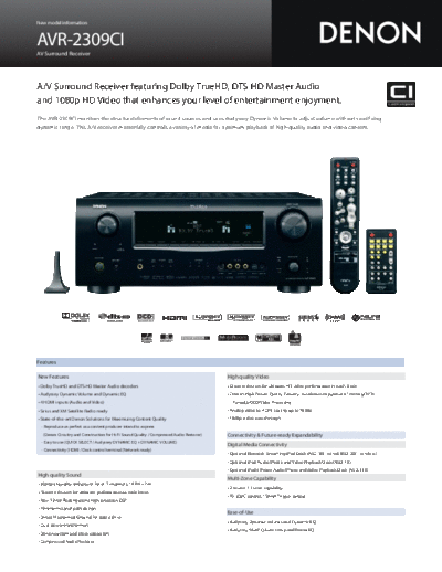 Описание AVR-2309CI