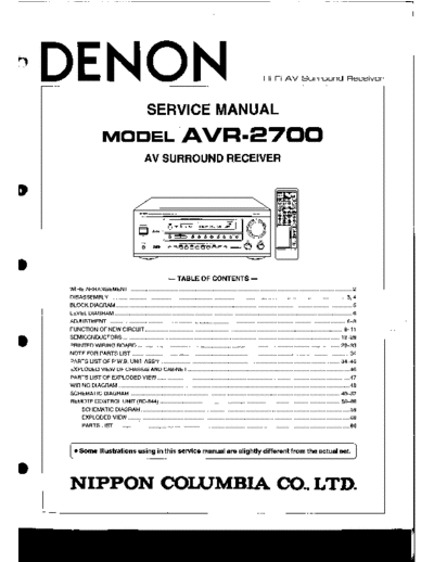Схема AVR-2700