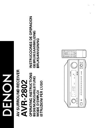 Инструкция AVR-2802