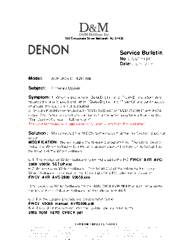 Service Bulletin OST-F1347