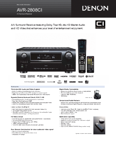 Описание AVR-2808CI