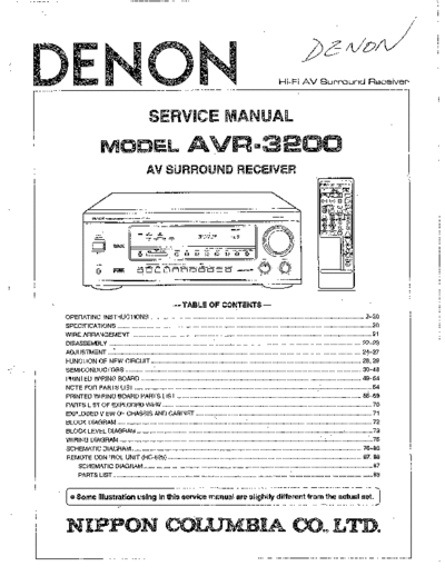 Схема AVR-3200