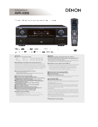 Описание AVR-4306