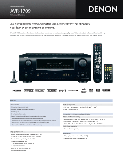 Описание AVR-1709
