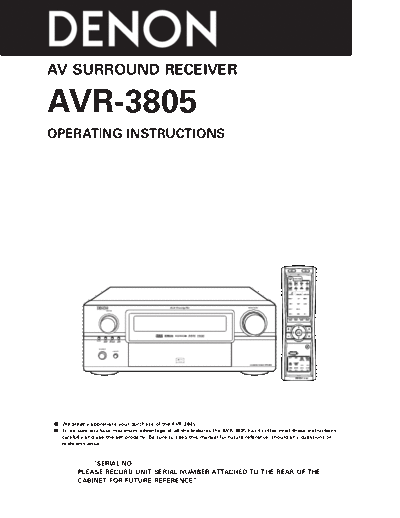 Инструкция 2 AVR-3805