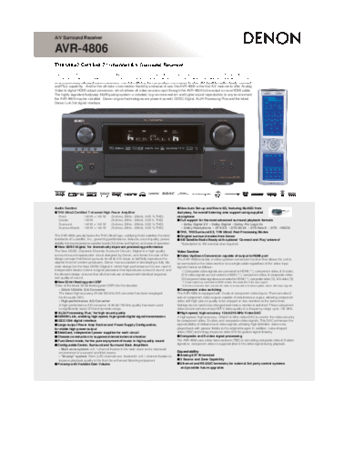 Описание AVR-4806