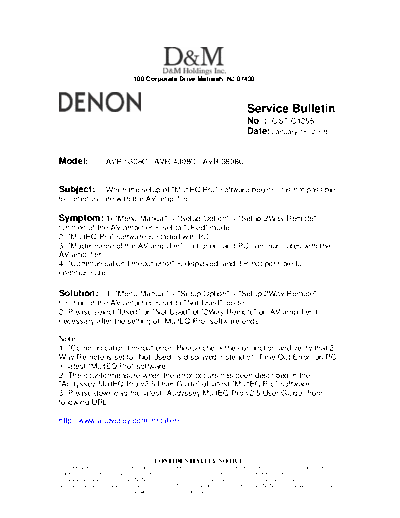 Service Bulletin OST-C1255
