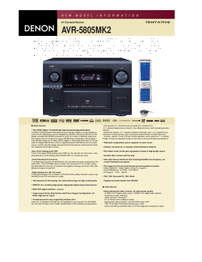 Описание AVR-5805MK2