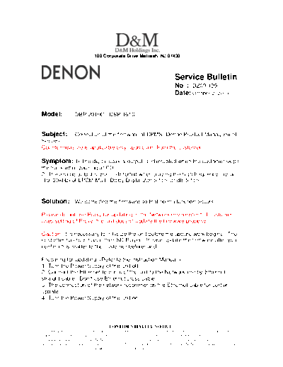 Service Bulletin DZ09-129