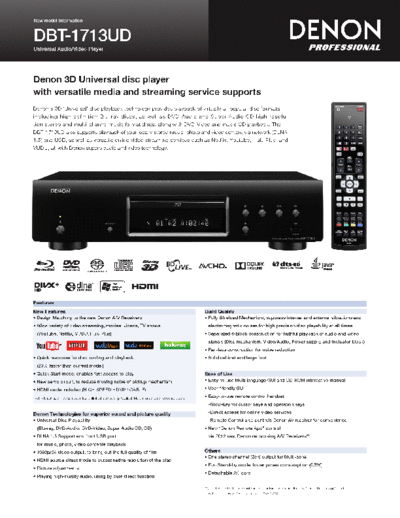 Описание DBT-1713UD
