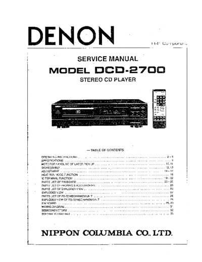 Схема DCD-2700