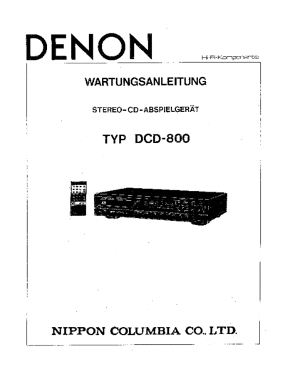 Схема DCD-800