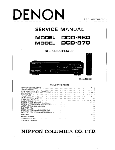 Схема DCD-980 & 970