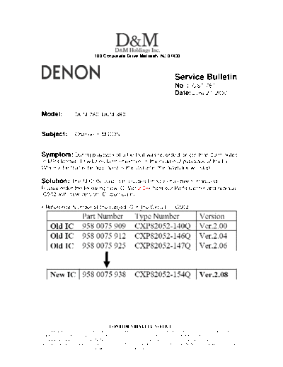 Service Bulletin OST-787