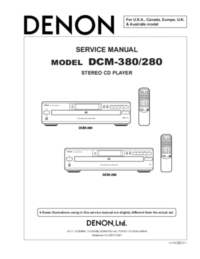 Схема DCM-380 & 280