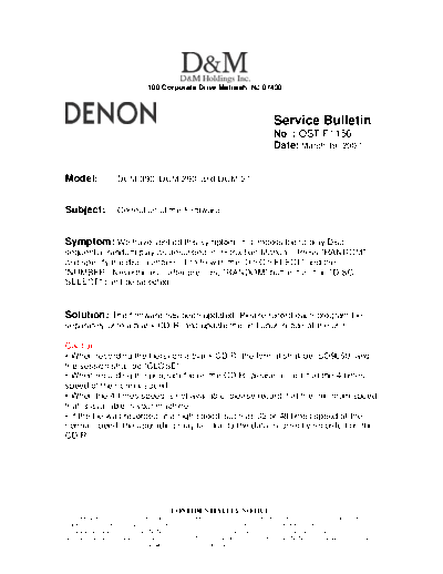 Service Bulletin OST-F1156