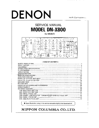 Схема DN-X800