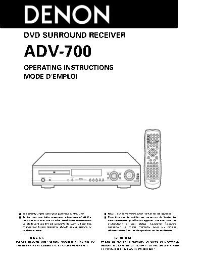 Инструкция ADV-700