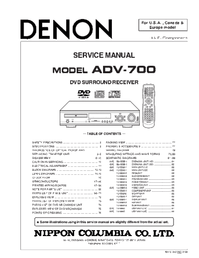 Схема ADV-700