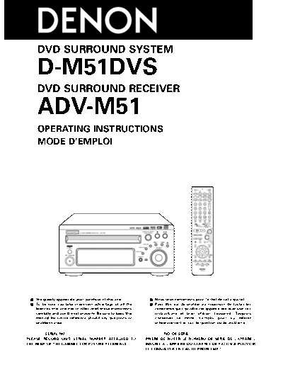 Инструкция ADV-M51