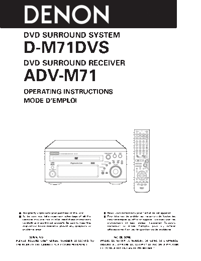 Инструкция ADV-M71