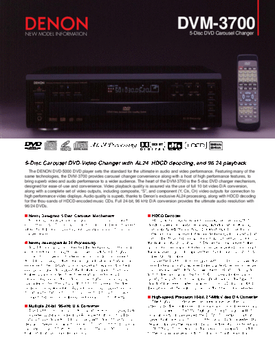 Описание DVM-3700